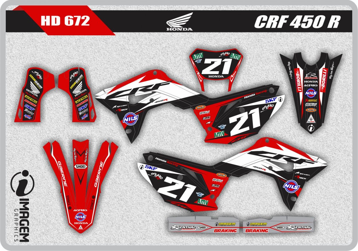 HD 672 CRF 450 R