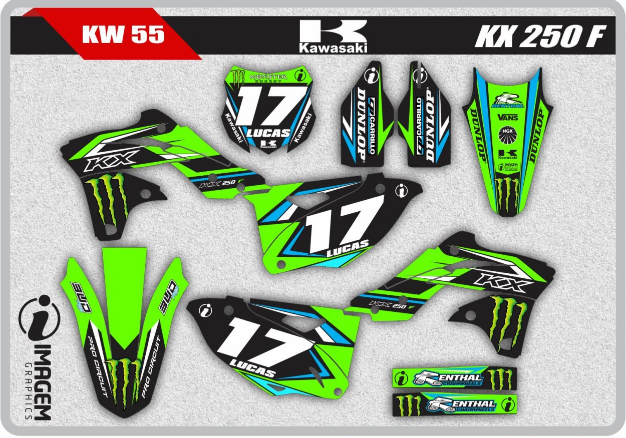 KW 55 KX 250 F 