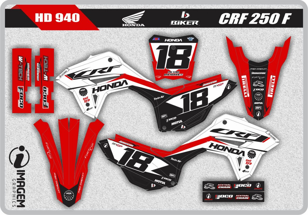 HD 940 CRF 250F 