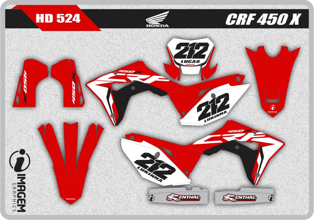 HD 524 CRF 450 X 