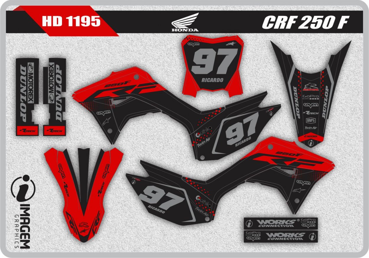HD 1195 CRF 250 F
