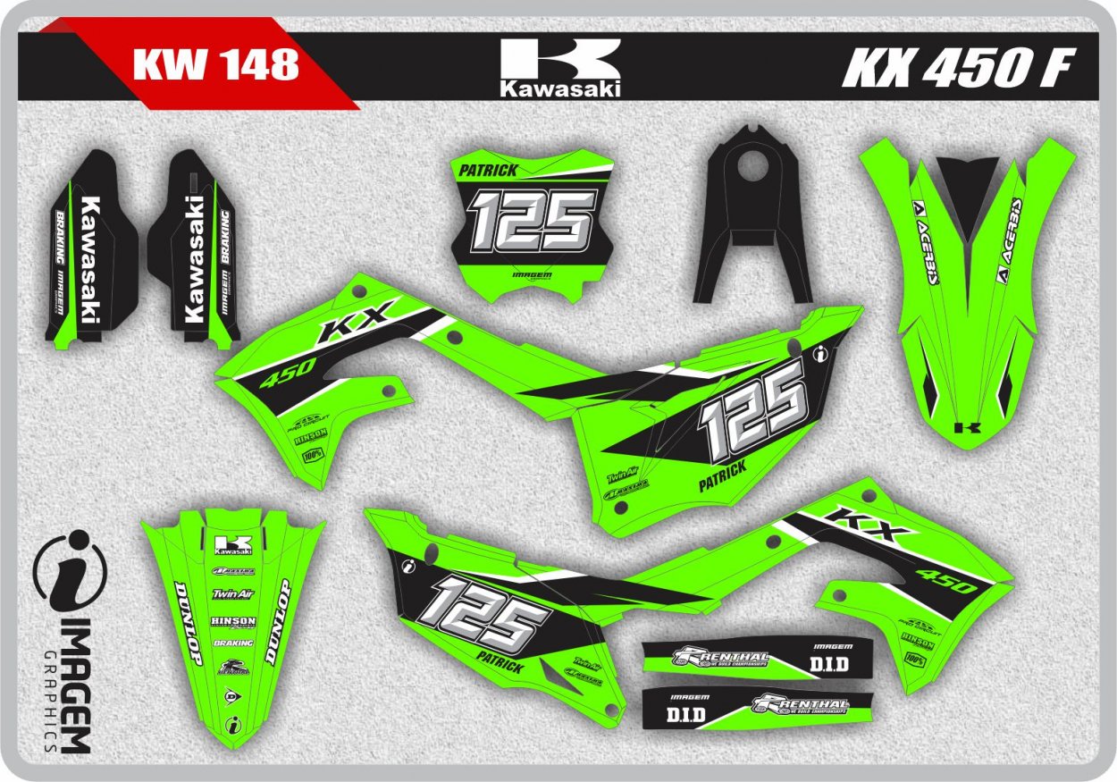 KW 148 KX 450 F