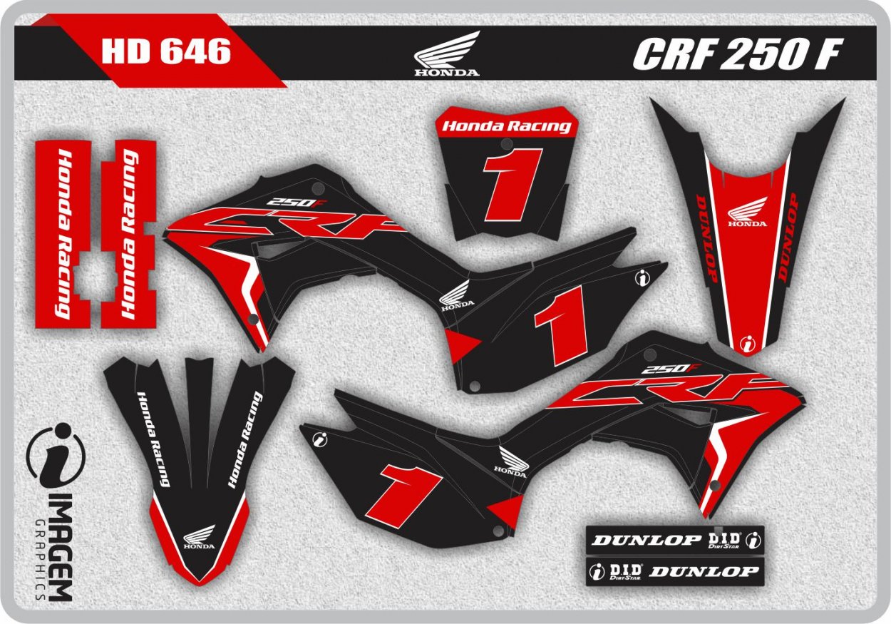 HD 646 CRF 250 F