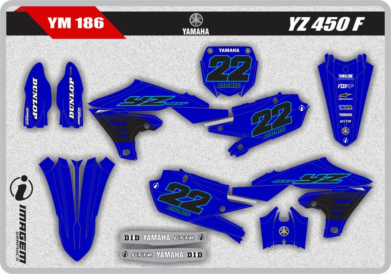 YM 186 YZ 450 F