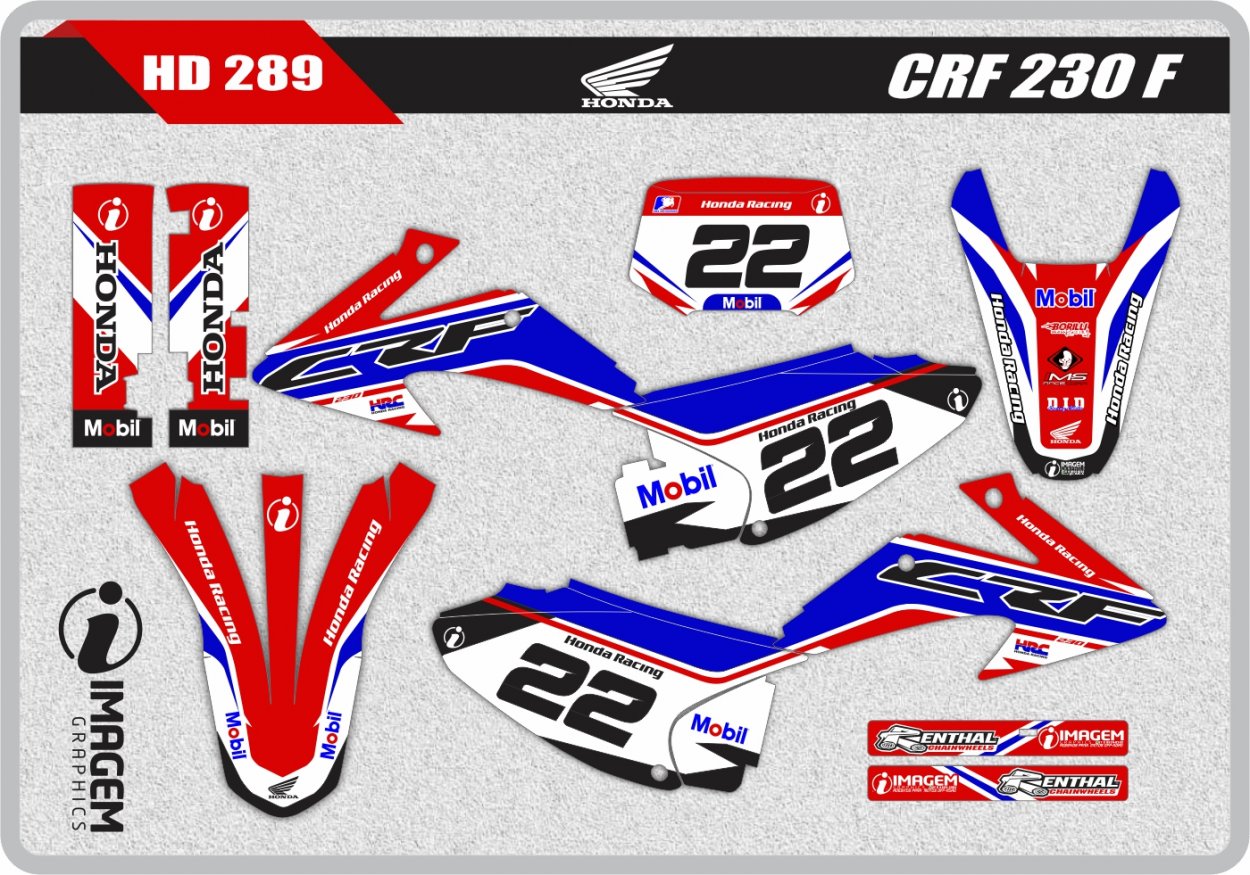 HD 289 HONDA CRF 230