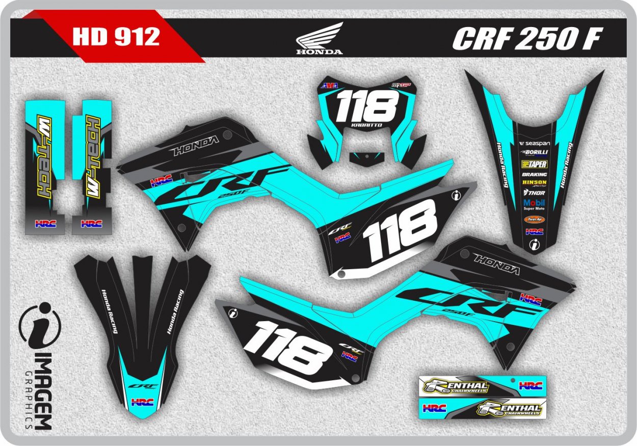 HD 912 CRF 250 F