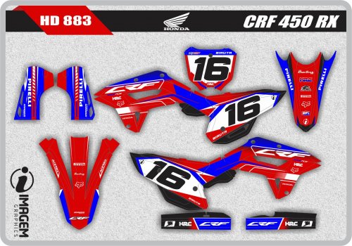 HD 883 CRF 450 RX