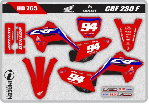 HD 765 CRF 230 F