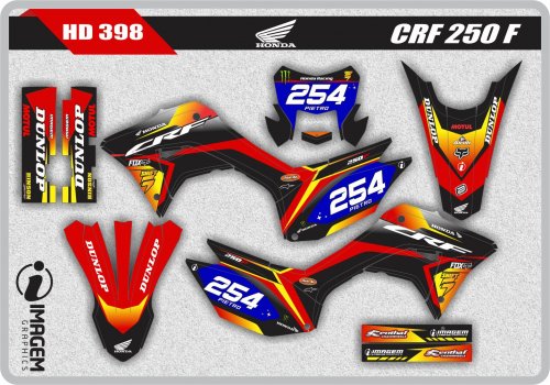 HD 398 CRF 250 F 