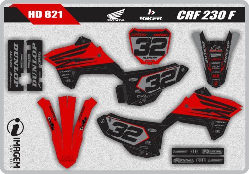 HD 821 CRF 230 F