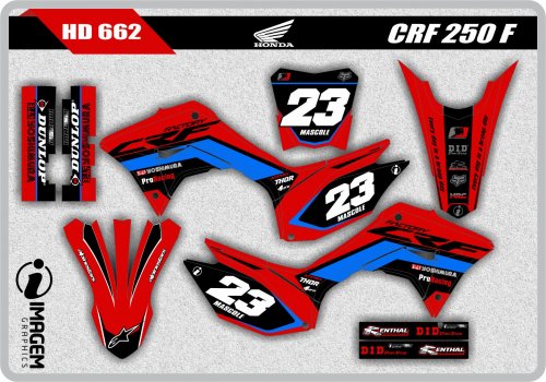 HD 662 CRF 250 F