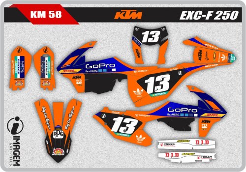 KM 58 KTM EXC - F  250