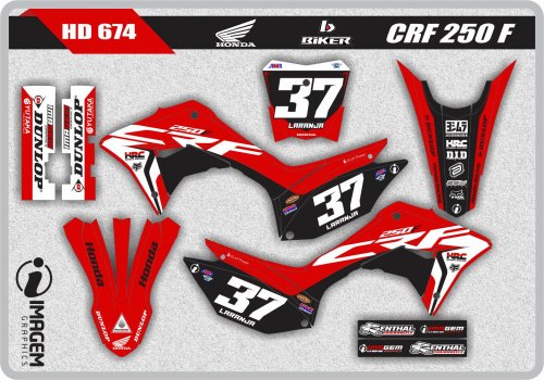 HD 674 CRF 250 F 