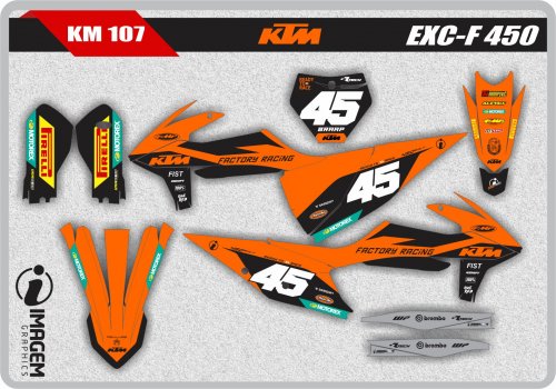 KM 107 KTM EXC-F 450