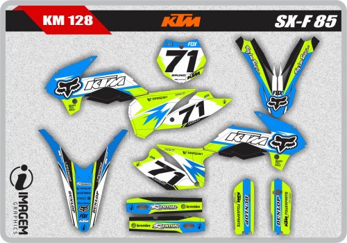 KM 128 KTM SX-F 85