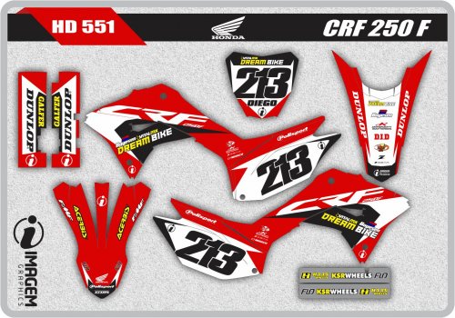 HD 551 CRF 250 F