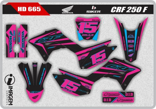 HD 665 CRF 250 F