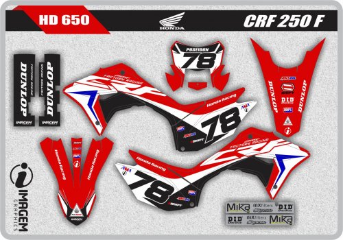 HD 650 CRF 250 F
